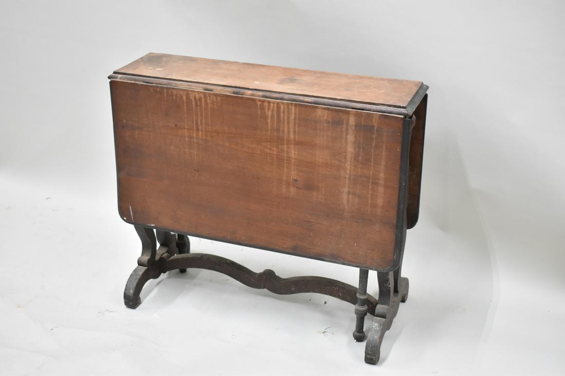 Walnut Swing Leg Drop Leaf Table (1 of 6)