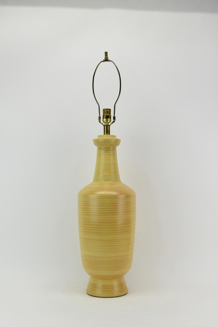 Large Mid-Century Modern Pottery Lamp (1 of 3)