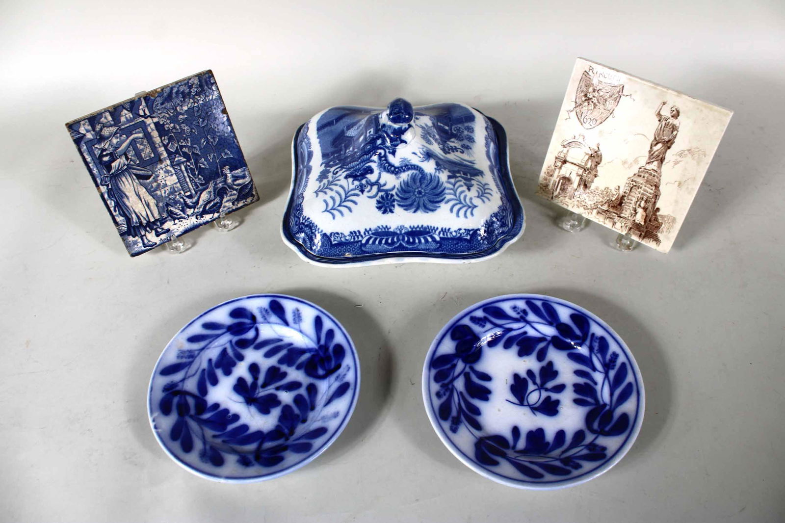 Two English Pottery Tiles (1 of 11)