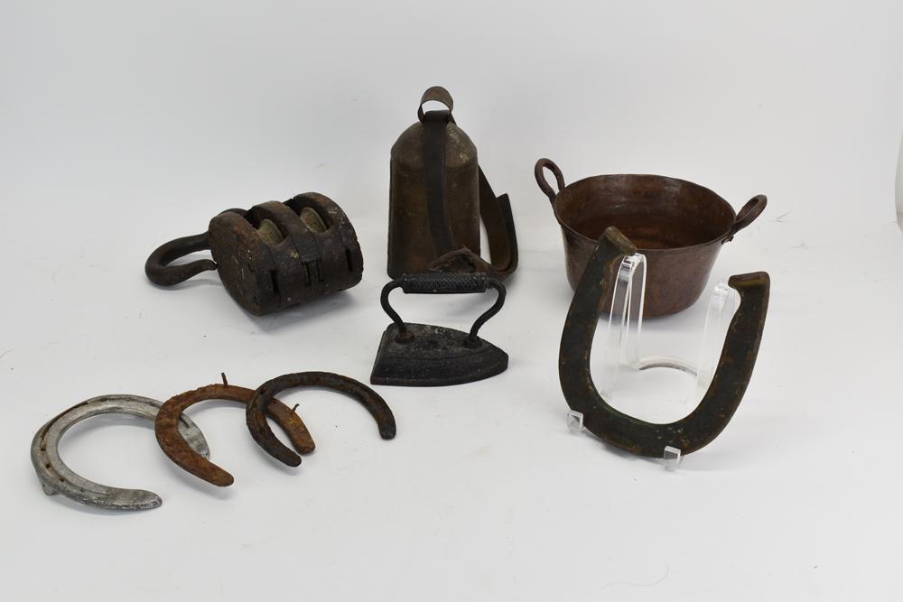 Group of Metal and Wood Hardware Articles (1 of 7)