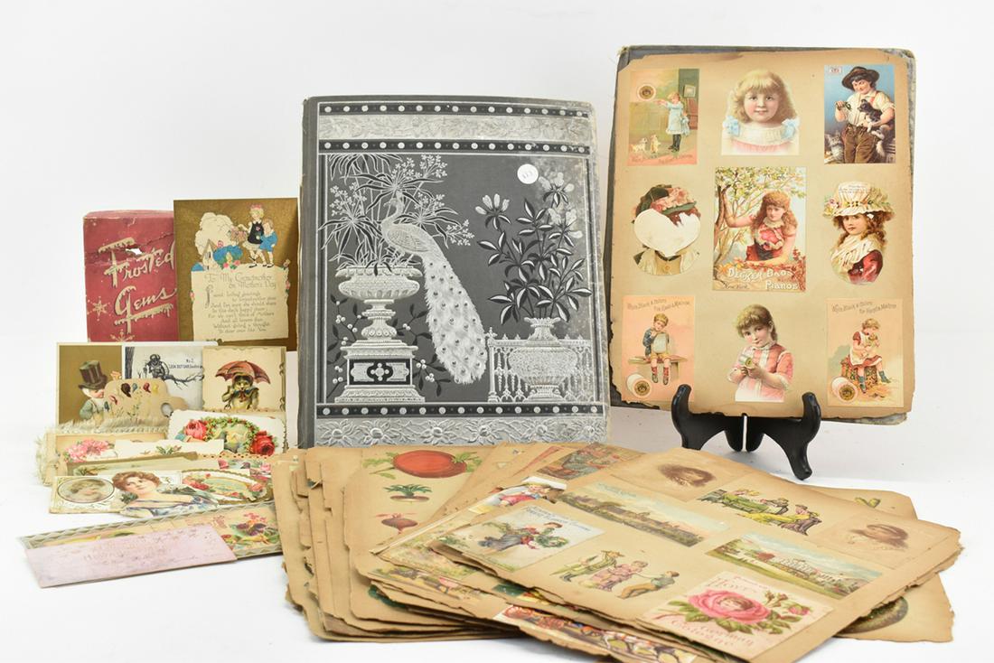 Victorian Hand Made Scrap Book (1 of 6)