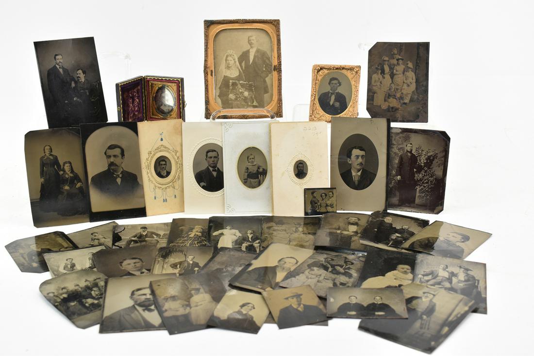 Group of Assorted Antique Daguerreotypes (1 of 5)