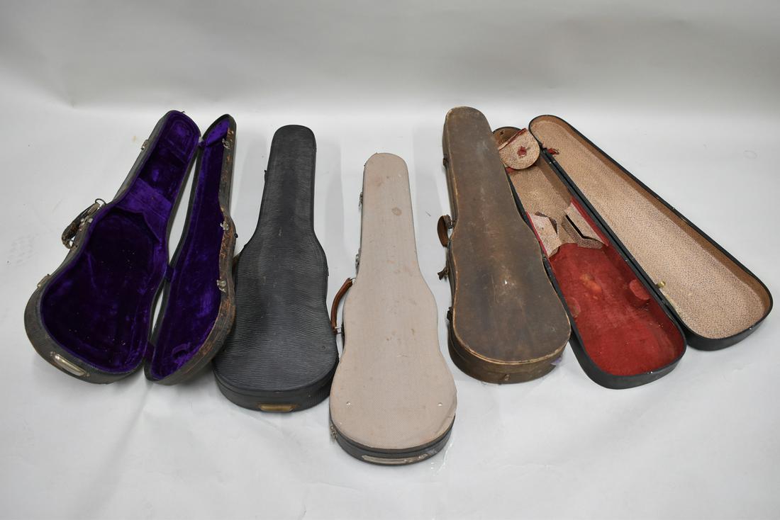 Group of Five Assorted Violin Cases (1 of 4)