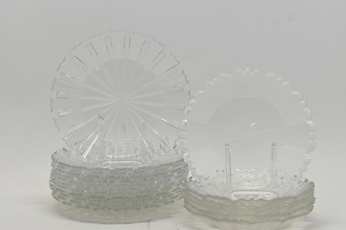 William Yeoward Colorless Cut Crystal Plates (1 of 6)