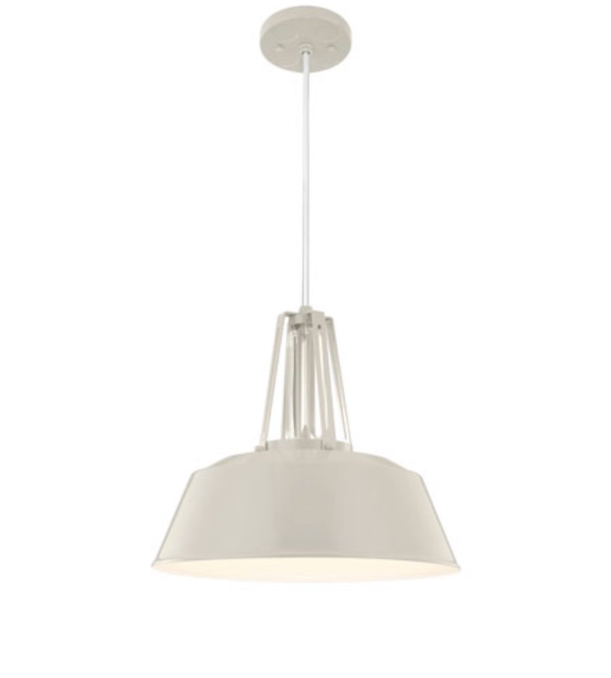 Pair of NEW Feiss High-Gloss Gray Pendant Lights (1 of 2)