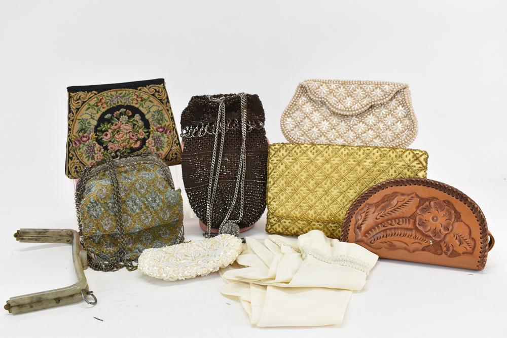 Two Vintage Beaded Bags, 19th/20th C. (1 of 5)