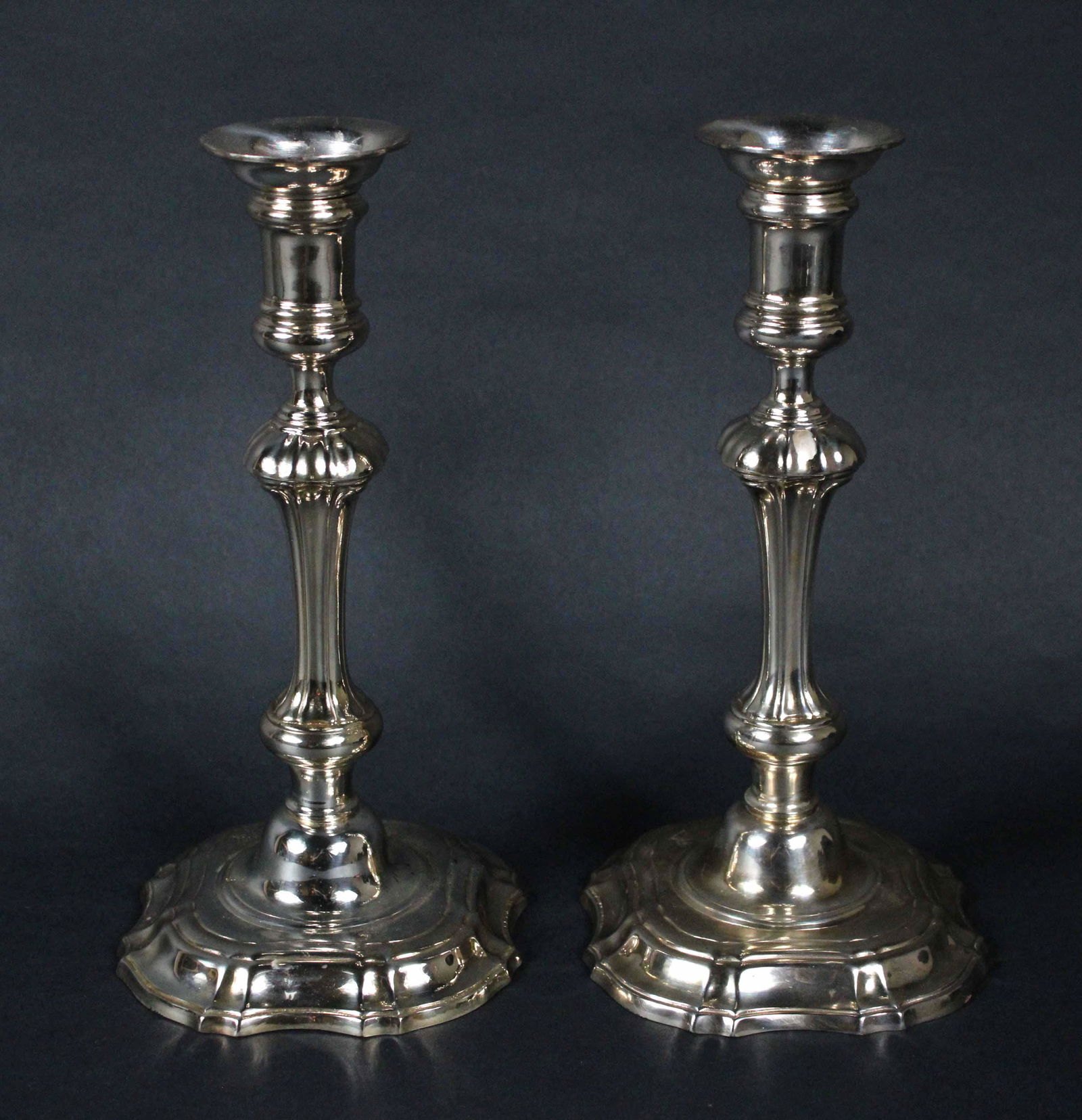 Pair Of Ensko Sterling Silver Candlesticks