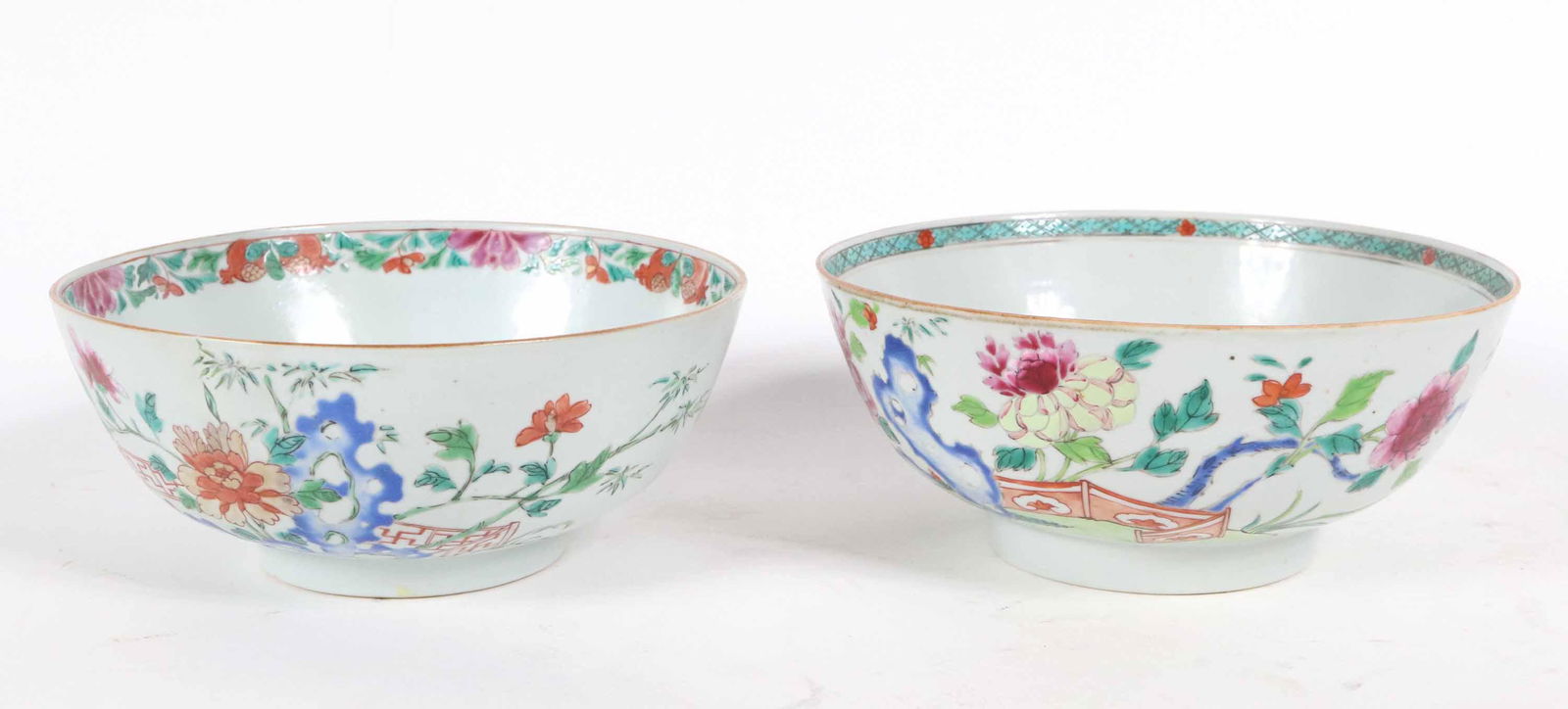Two Chinese Export Famille Rose Bowls (1 of 14)