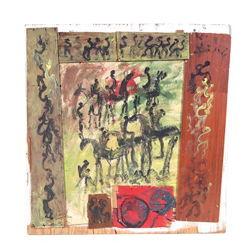 Purvis Young, Mixed Media, Untitled (1 of 11)