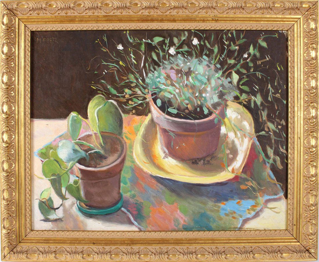 Mary Anna Goetz, Oil on Board, Floral Still Life (1 of 8)