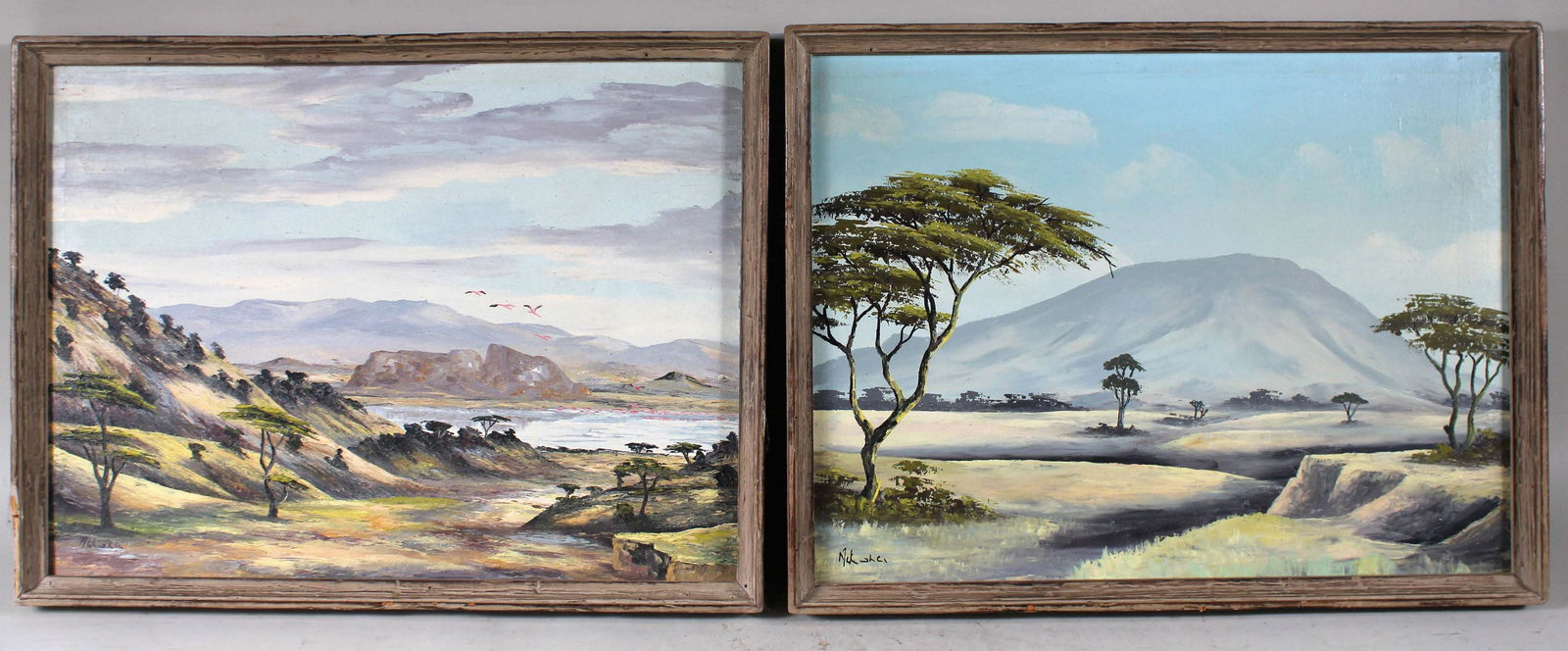 Pair of Tropical Landscape Paintings (1 of 19)