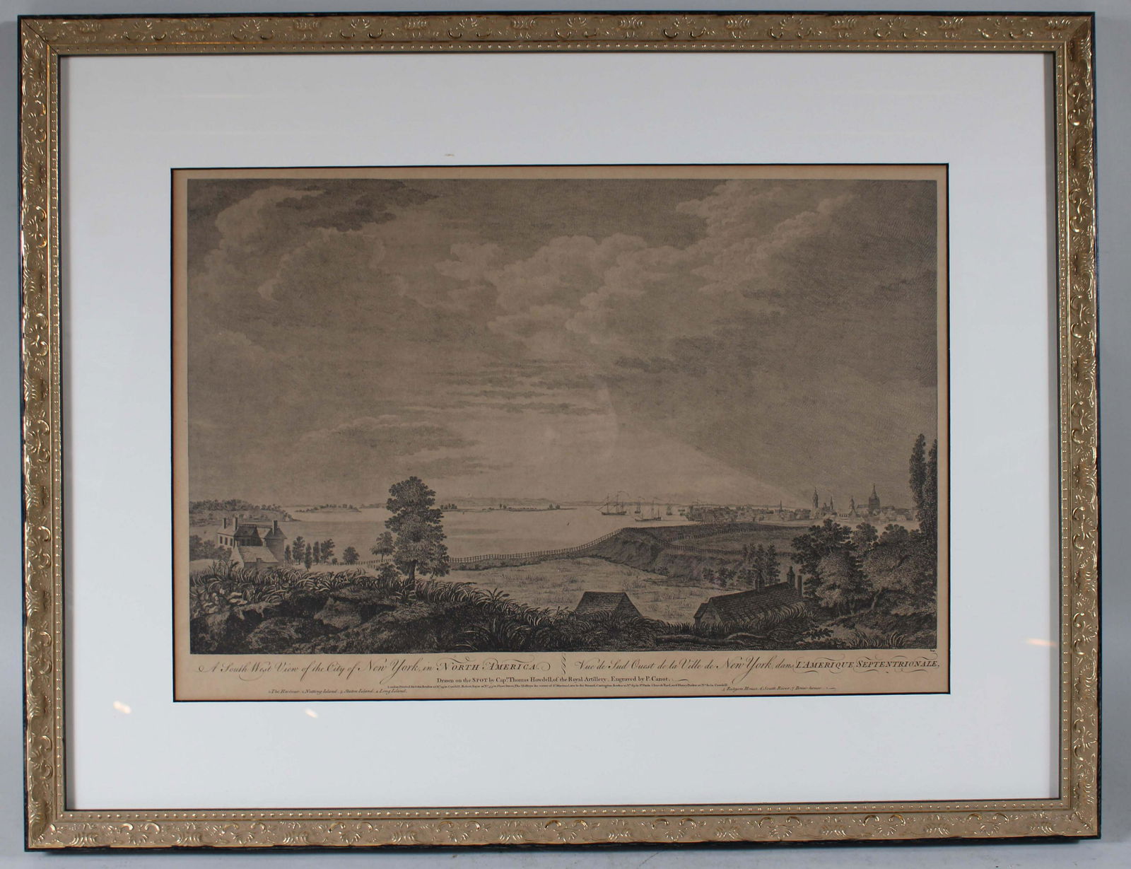 Pierre Canot, Print, SW View of New York City (1 of 11)