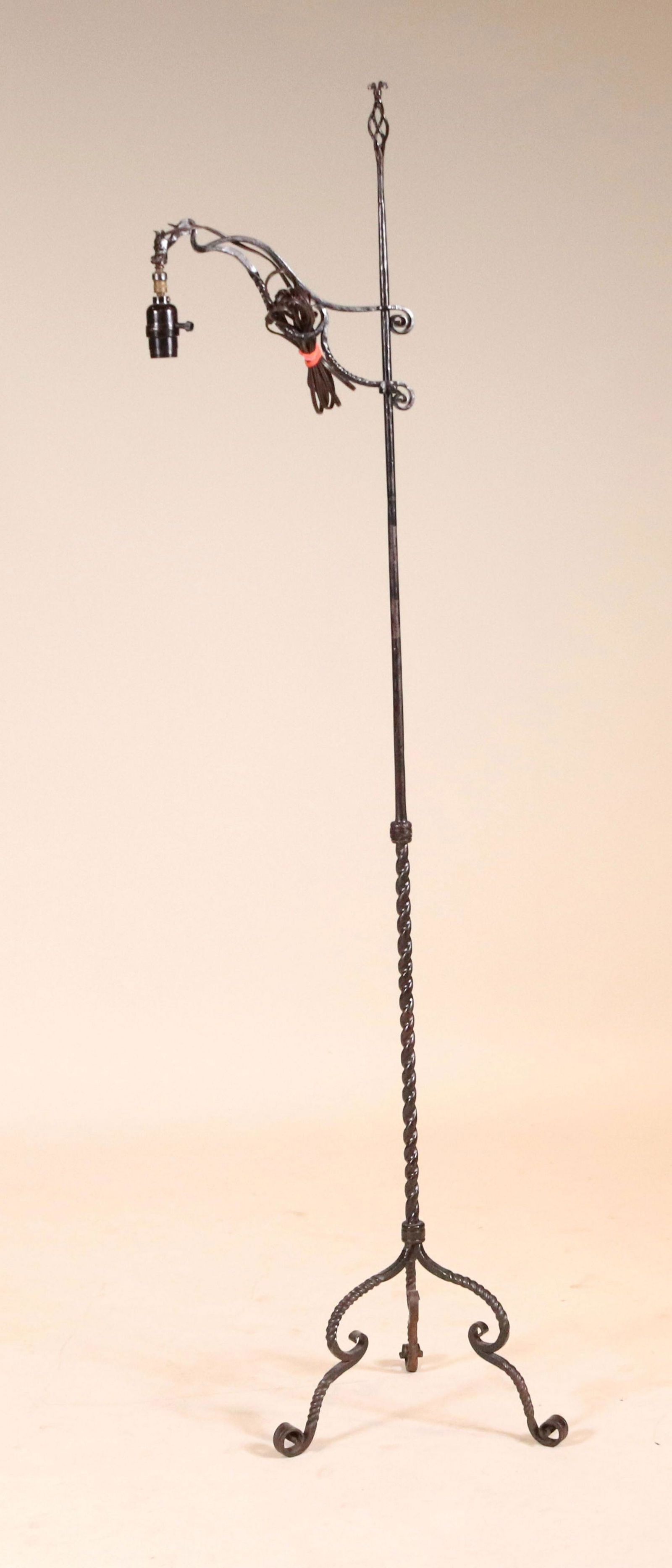 Samuel Yellin Wrought-Iron Floor Lamp (1 of 13)