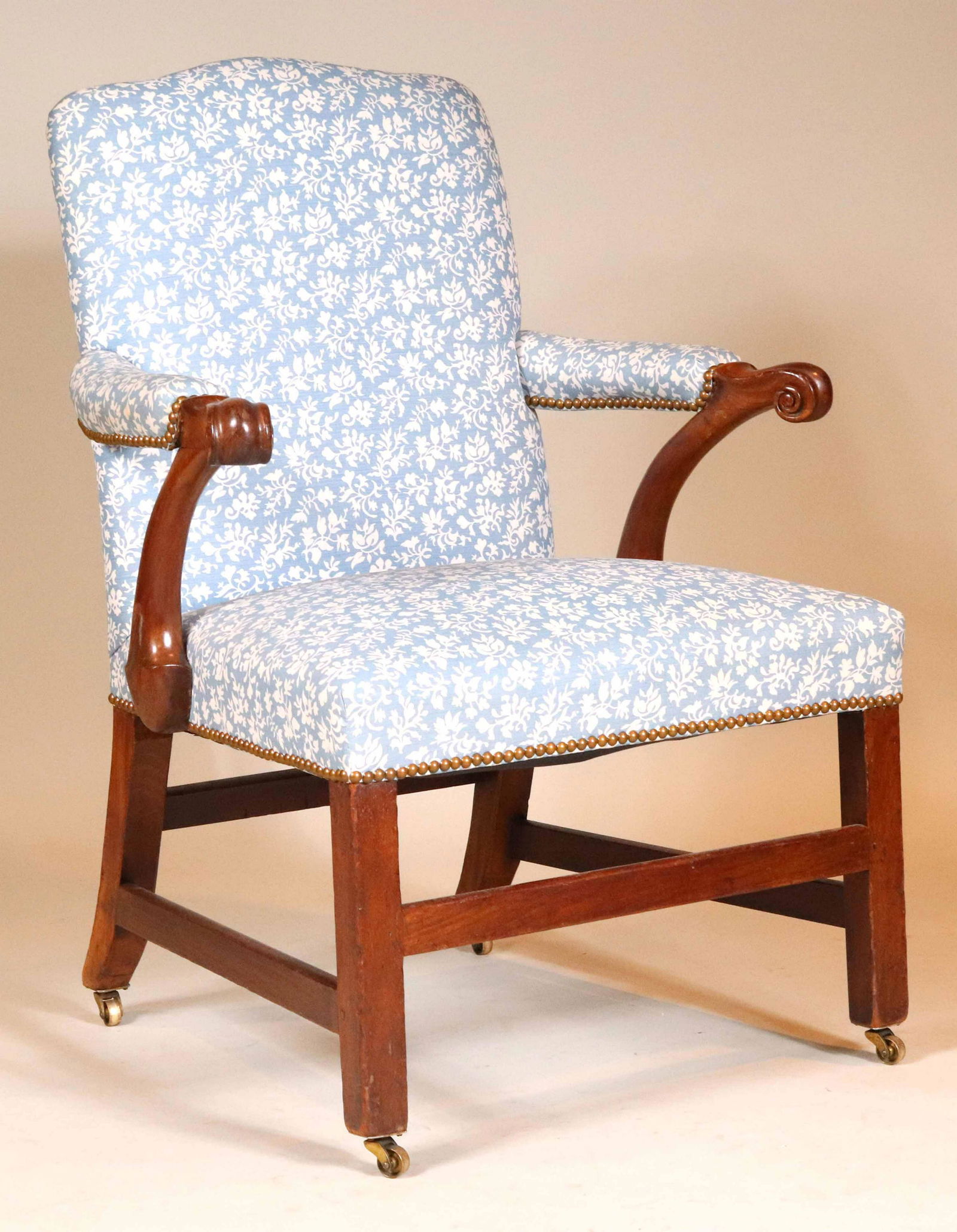George III Mahogany Library Chair (1 of 11)