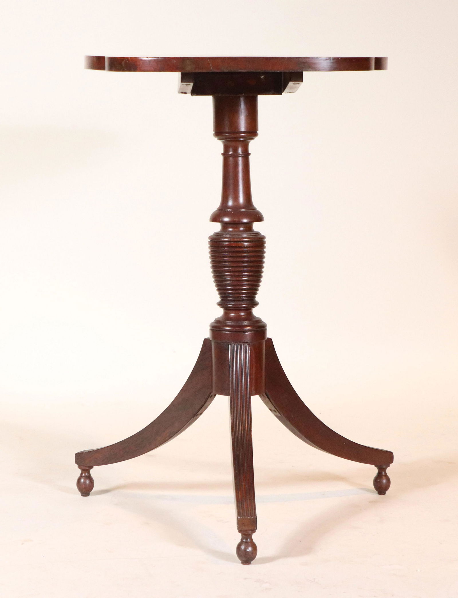 Federal Mahogany Tilt-Top Candlestand (1 of 9)