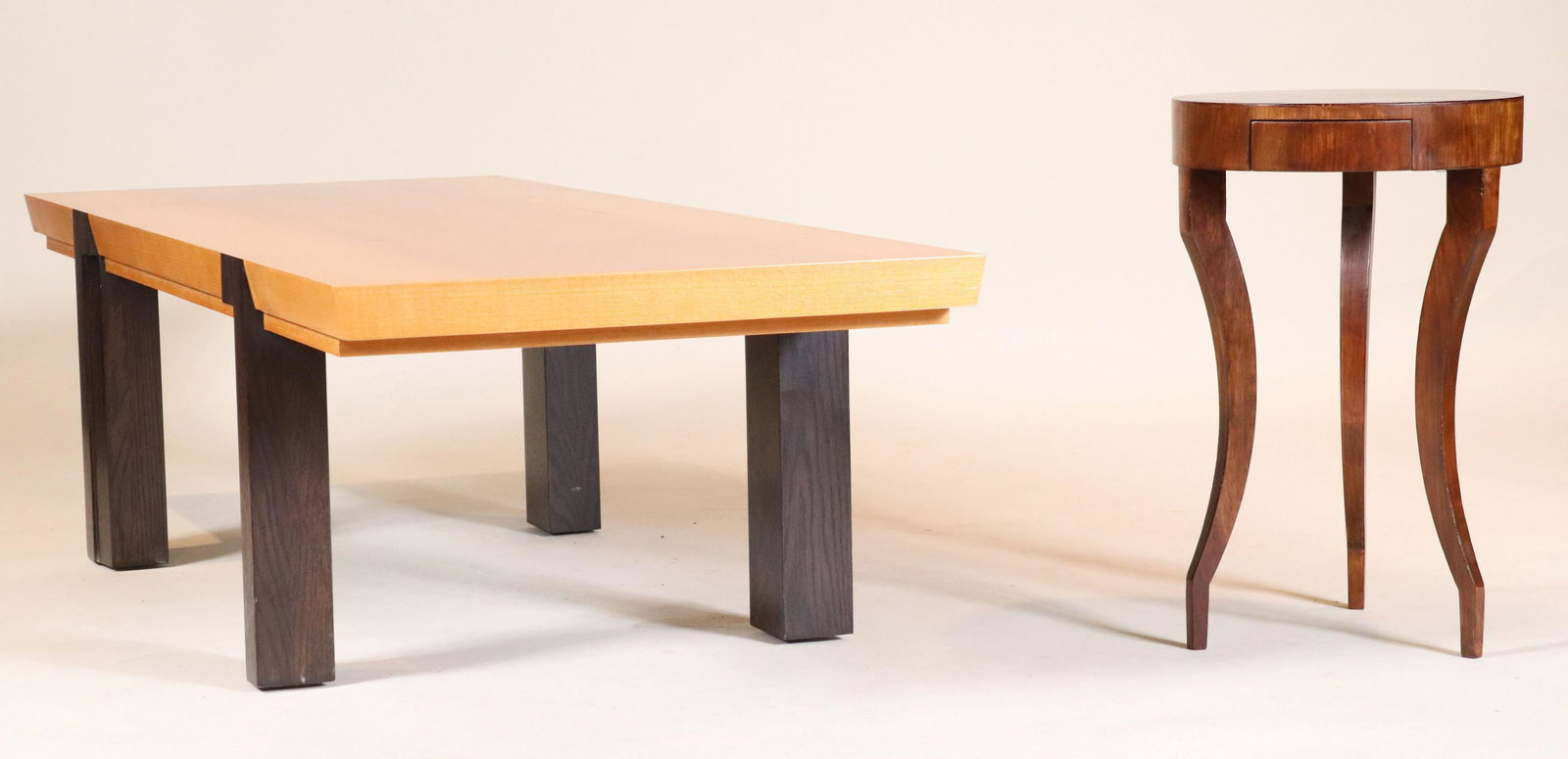 Modern Part-Ebonized Oak Low Table (1 of 11)
