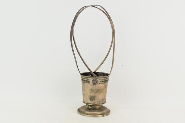 Sterling Silver Bridal Basket (1 of 9)