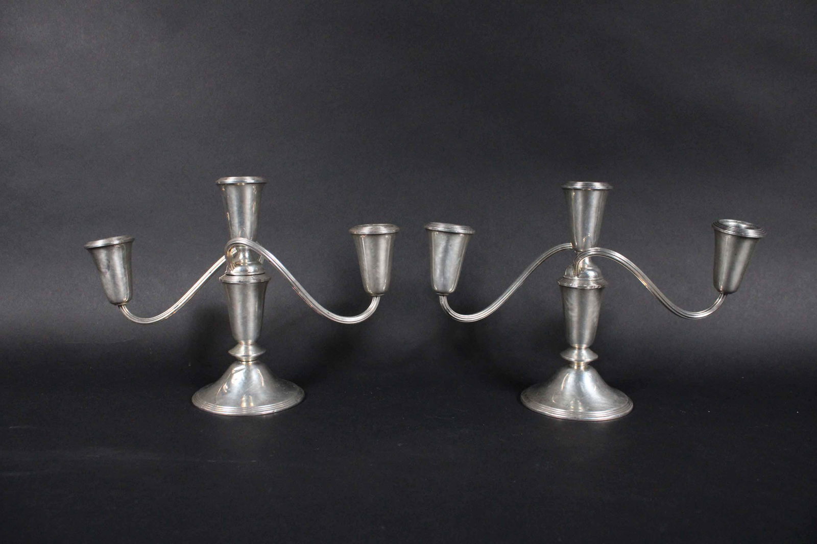 Newport Pattern Sterling Silver Candelabrums (1 of 7)