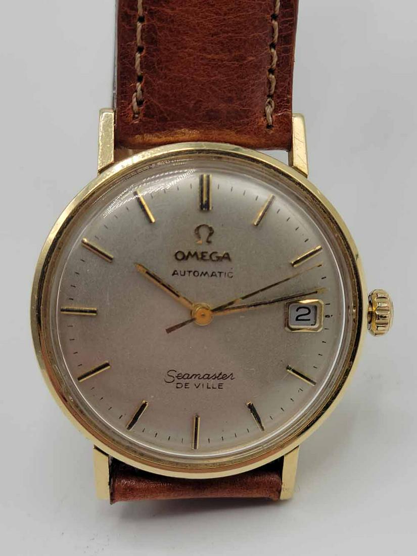 Vintage 14K Gold Omega Seamaster DeVille Watch (1 of 8)