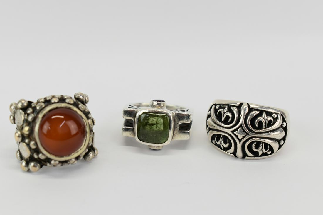 Three Silver Metal Rings (1 of 7)