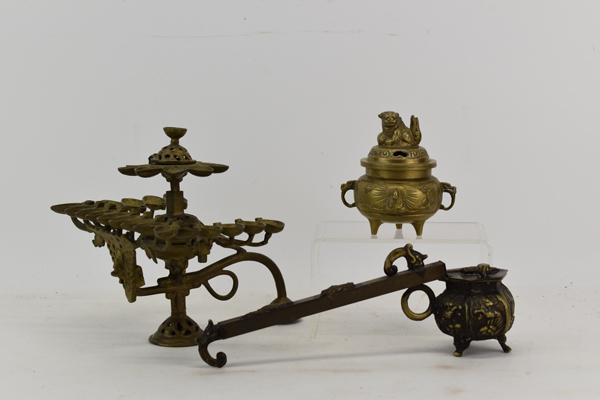 Vintage Chinese Brass Incense Burner (1 of 8)