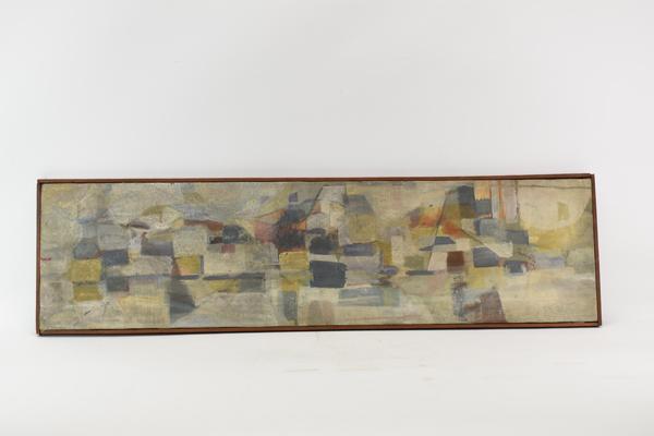 Mid-Century Abstract Oil on Canvas (1 of 6)