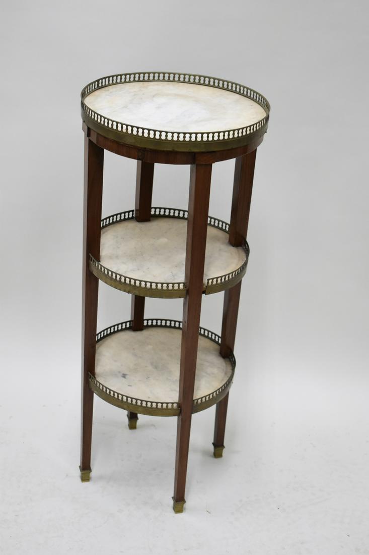 Three-Tiered Marble Shelf Plant Stand (1 of 6)