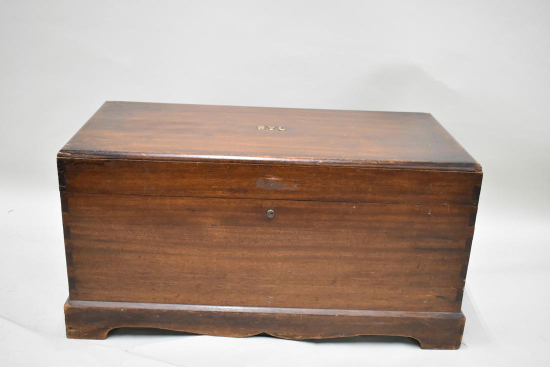 Mahogany Hard Wood Sea Chest (1 of 9)