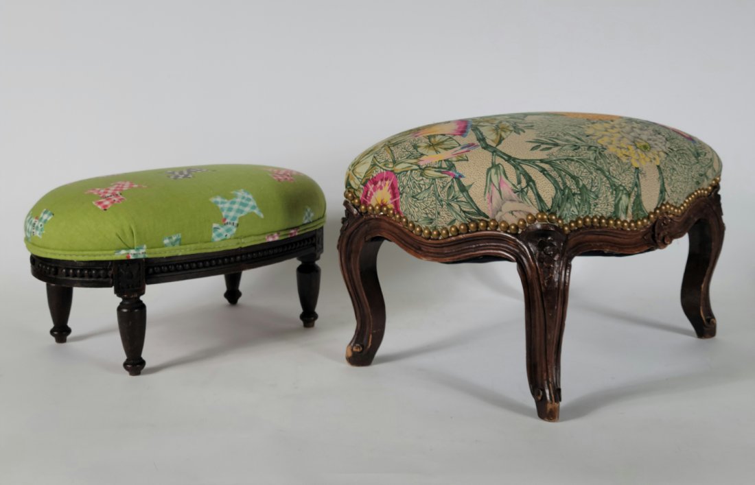 Two American Folk Art Style Stools (1 of 11)