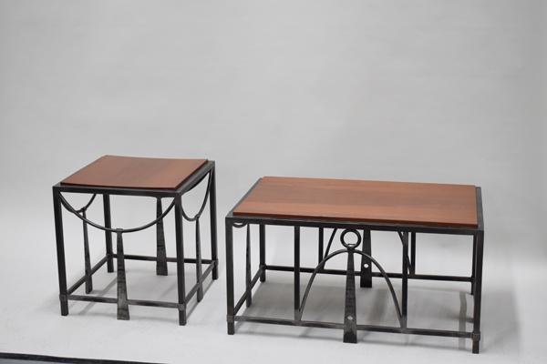 Set of Mid Century Modern Steel Tables (1 of 6)
