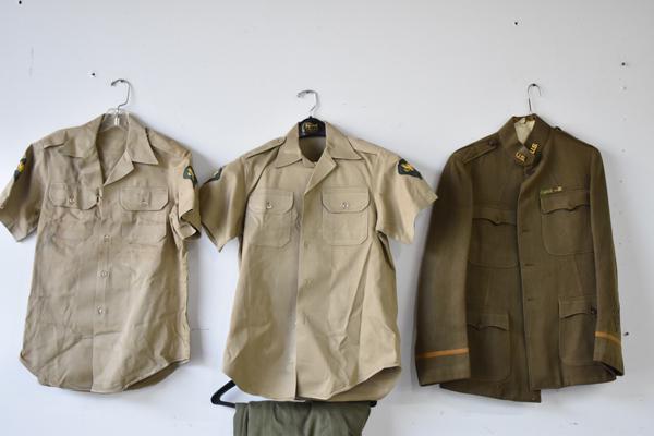 Group of Assorted Military Uniforms and Linens (1 of 10)