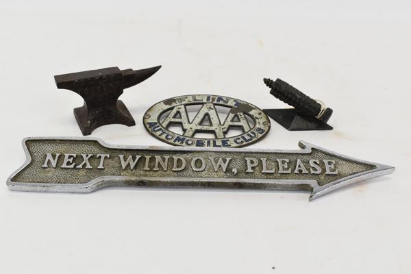 Four Assorted Metal Ephemera (1 of 4)