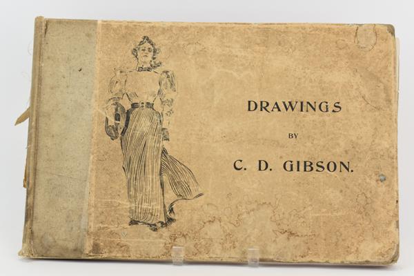 Antique Book of Drawings by Charles Dana Gibson (1 of 5)