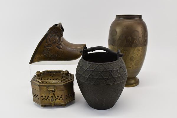 Three Assorted Brass Table Articles (1 of 10)