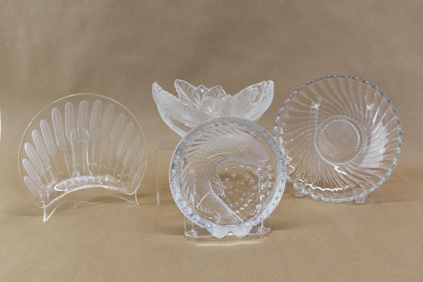 Three Vintage Lalique Crystal Table Wares (1 of 10)