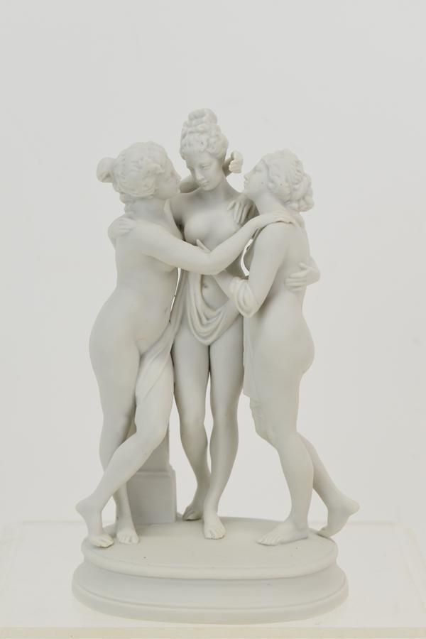 Vintage Bisque Ware Three Graces Figurine (1 of 7)