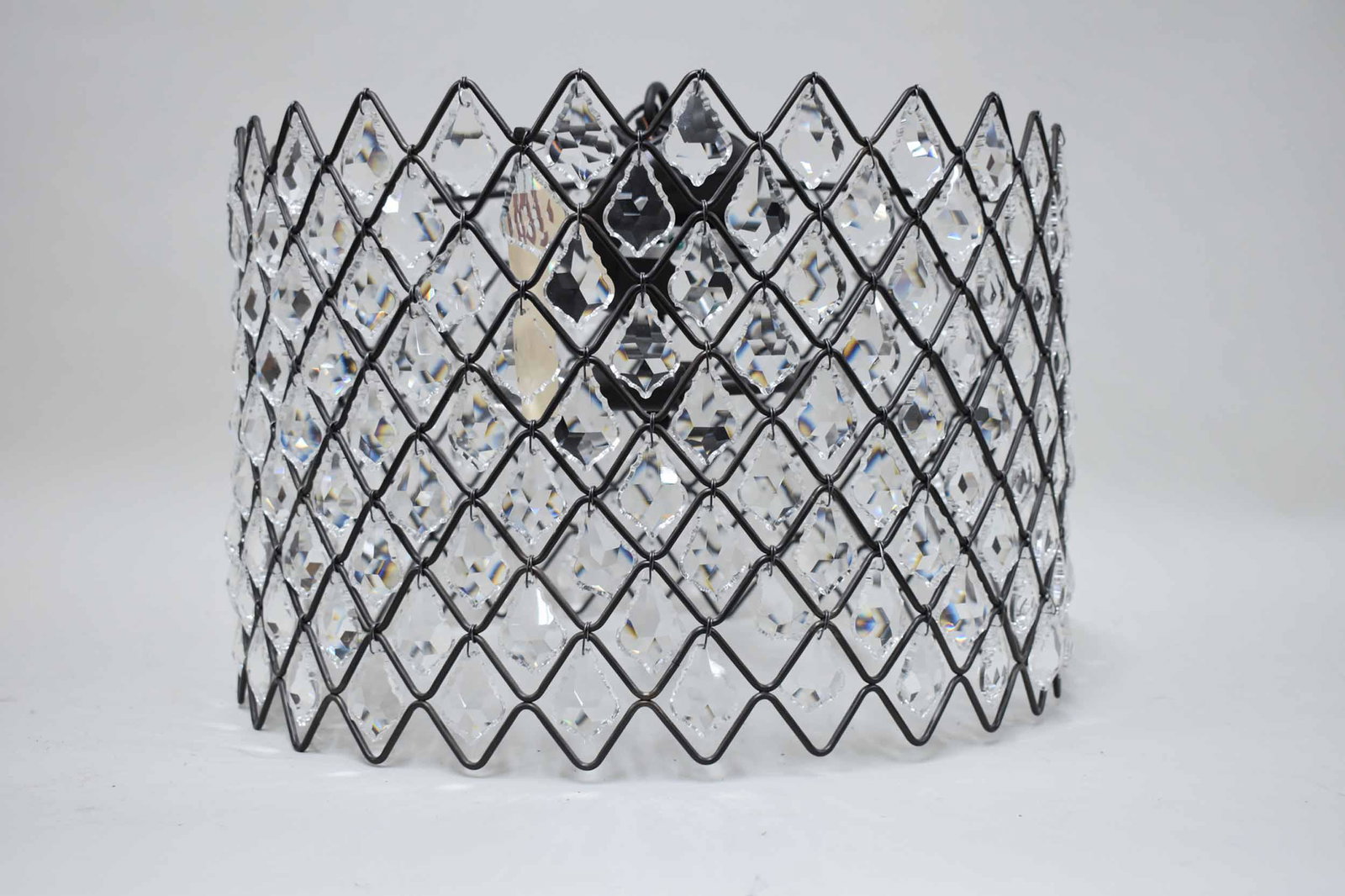 Contemporary Hanging Three Light Chandelier (1 of 2)