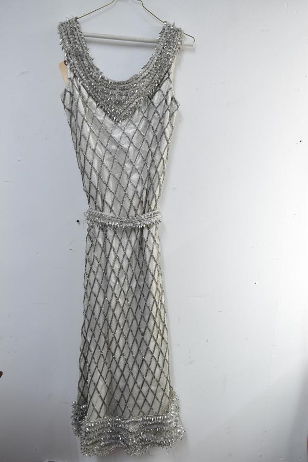 Vintage Custom Made Beaded Elegant Evening Gown (1 of 10)