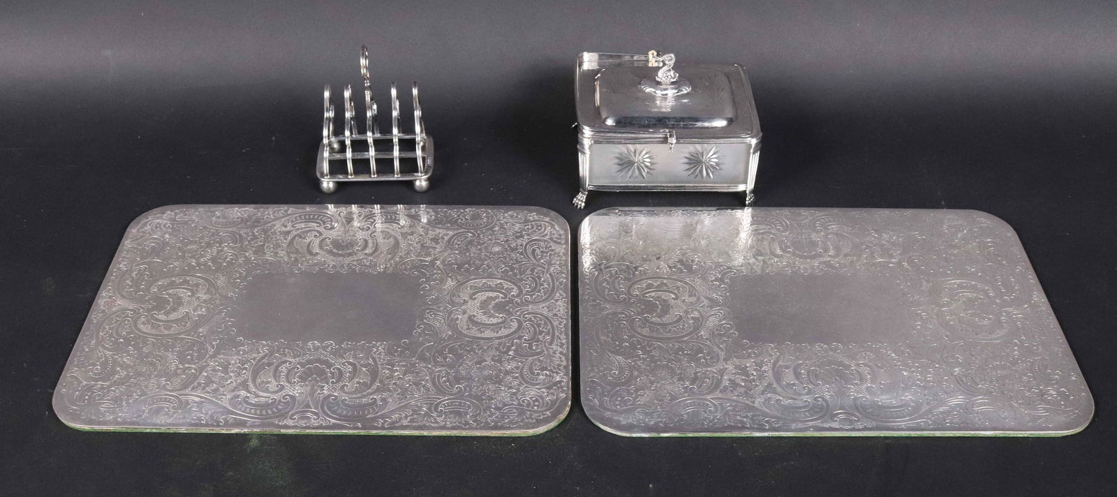 English Sterling Silver Toast or Letter Rack (1 of 13)