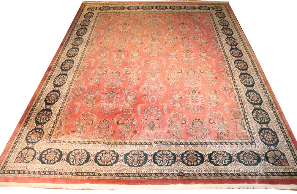 Sarouk Room Size Carpet (1 of 9)