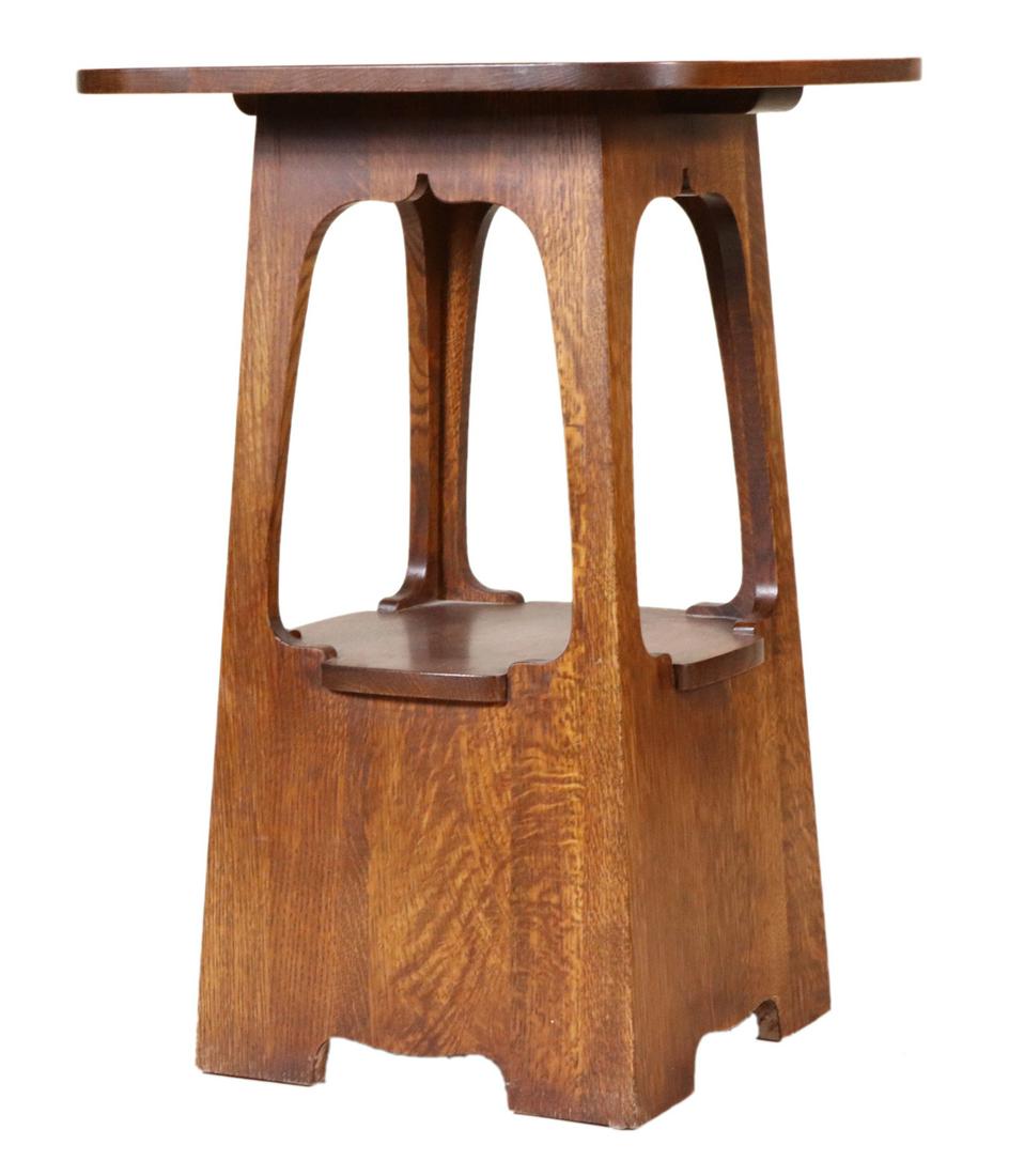 Stickley Oak Side Table (1 of 9)