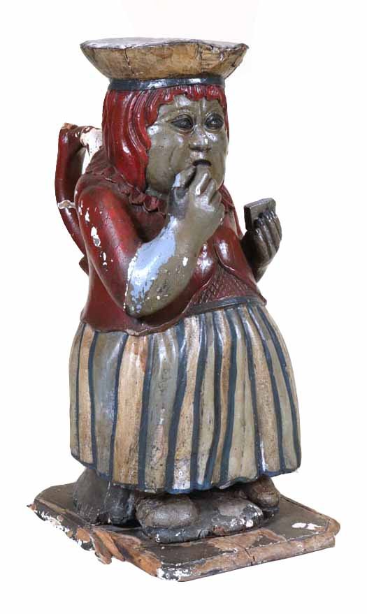 Beechwood Toby Jug Figure of a Woman (1 of 12)