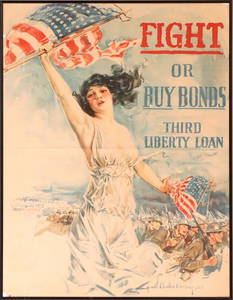 Howard Chandler Christy, "Fight or Buy Bonds"