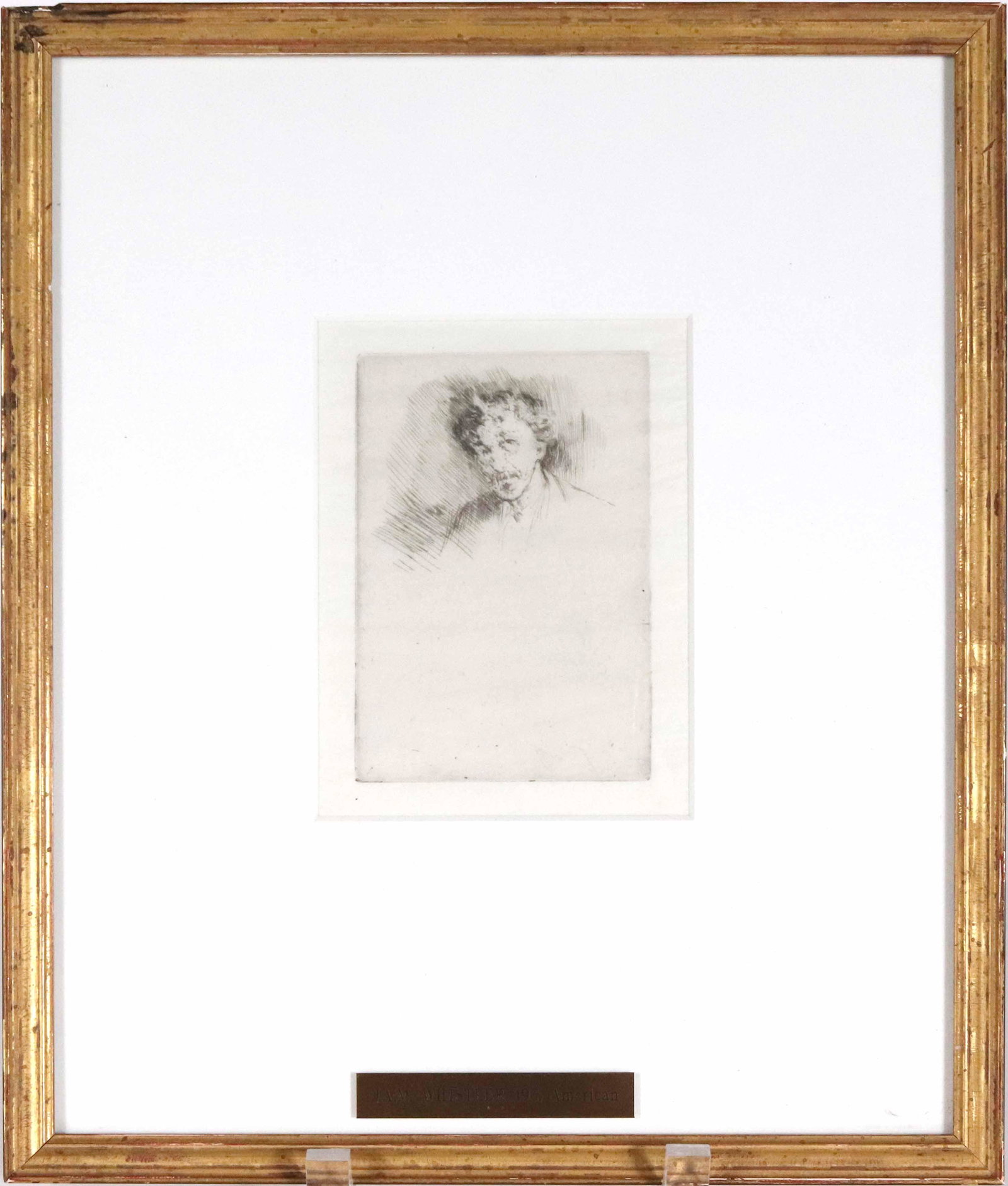 James McNeill Whistler, Drypoint, Self Portrait (1 of 10)