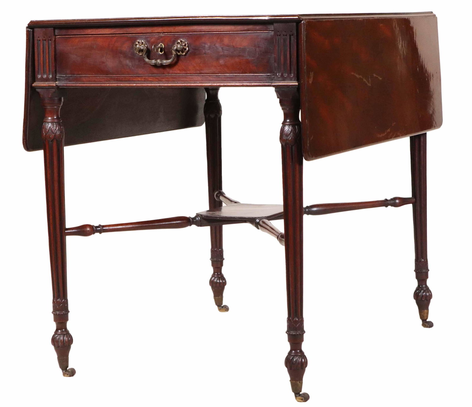 George III Mahogany Pembroke Table (1 of 11)