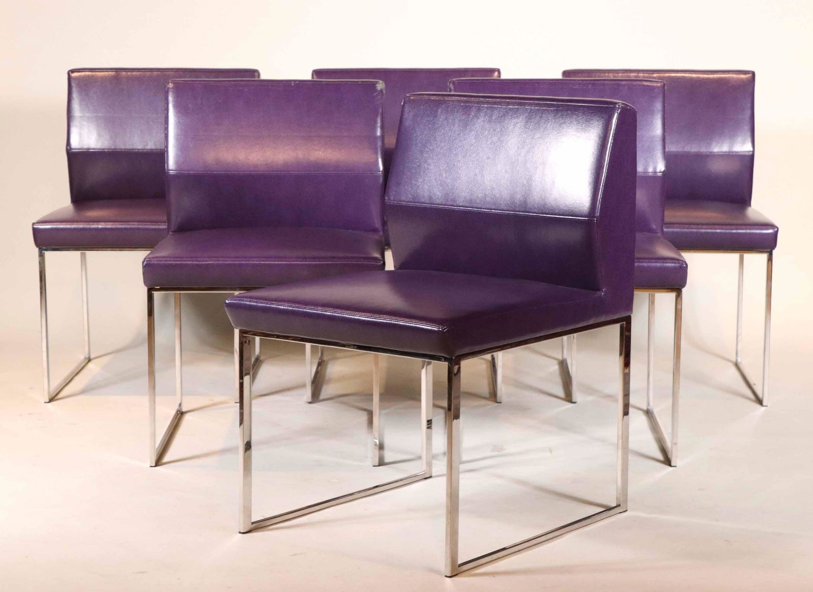 Six Stanley Jay Friedman Zag Chairs (1 of 8)