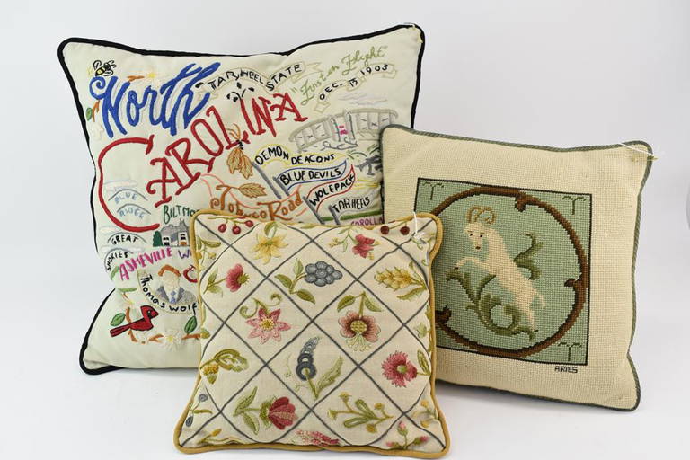 Catstudio Design North Carolina Needlework Pillow