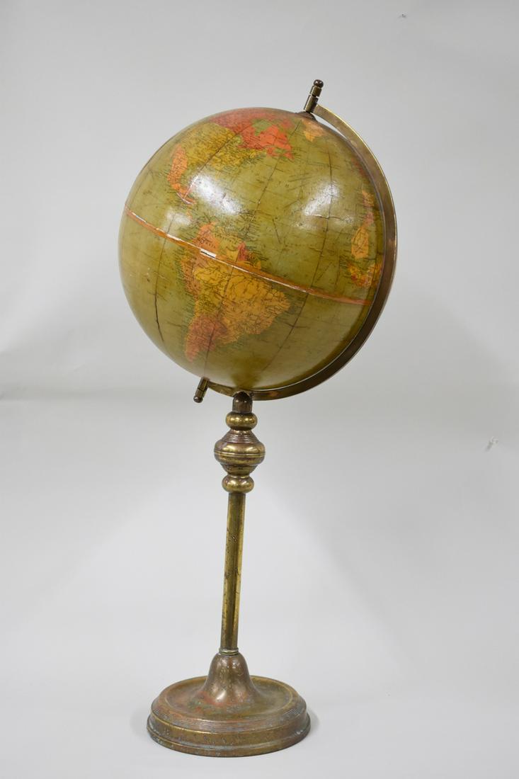 Vintage Phillips Challenge Globe: Vintage Phillips Challenge Globe 13-1/2"dia Used condition, wear/worn 31"h
