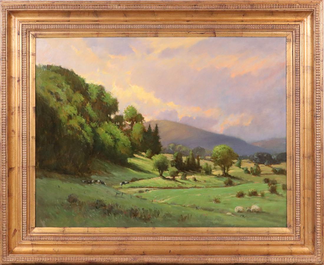 Jim Rodgers, Oil on Masonite, "Evening Shadows" (1 of 11)