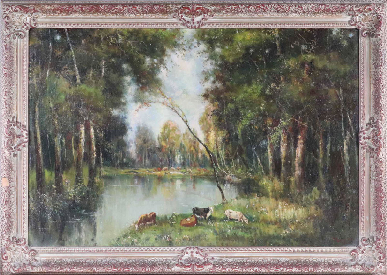 Nicholas Briganti, Cows in a Pastoral Forestscape (1 of 15)